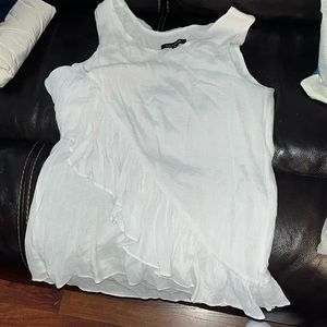 NWOT ZAC & RACHEL SIZE LARGE BLOUSE WHITE